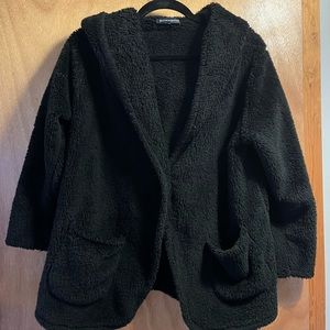 Brandy Melville Hooded Sherpa Jacket